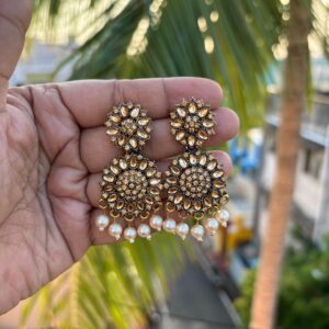 Party wearing earrings