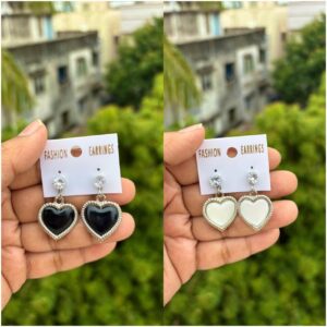 Heart shaped western earring