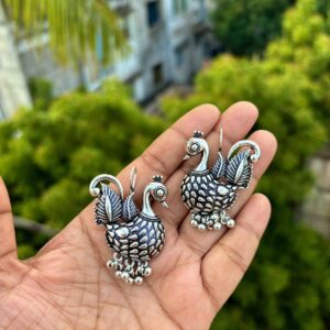 Sliver oxidised hook