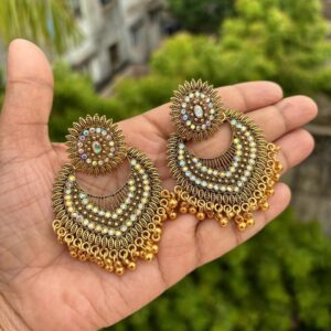 Party wearing earrings
