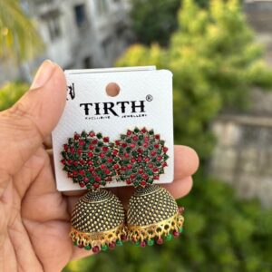 Multicolor jhumka earring