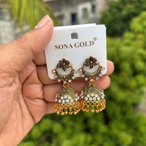 Golden jhumka