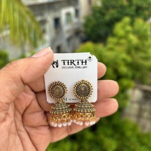 Golden jhumka