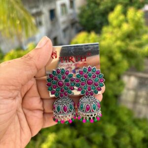 Sliver Multi Color earrings