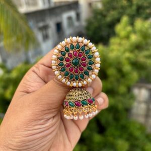 Traditional jhumkas
