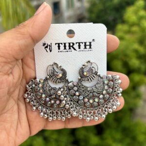 Sliver oxidised earrings