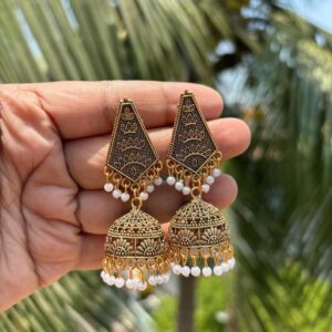 Golden jhumka