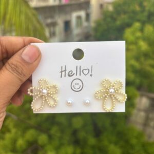 Flower stud card