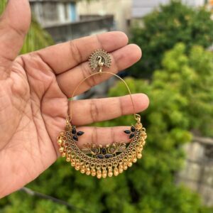 Beautiful golden earrings