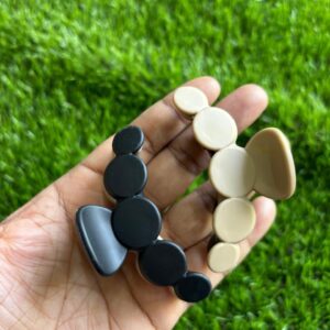 Dual shade hair clips