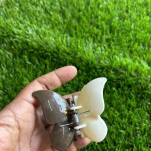 Dual shade butterfly clip