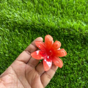 Floral hair clips
